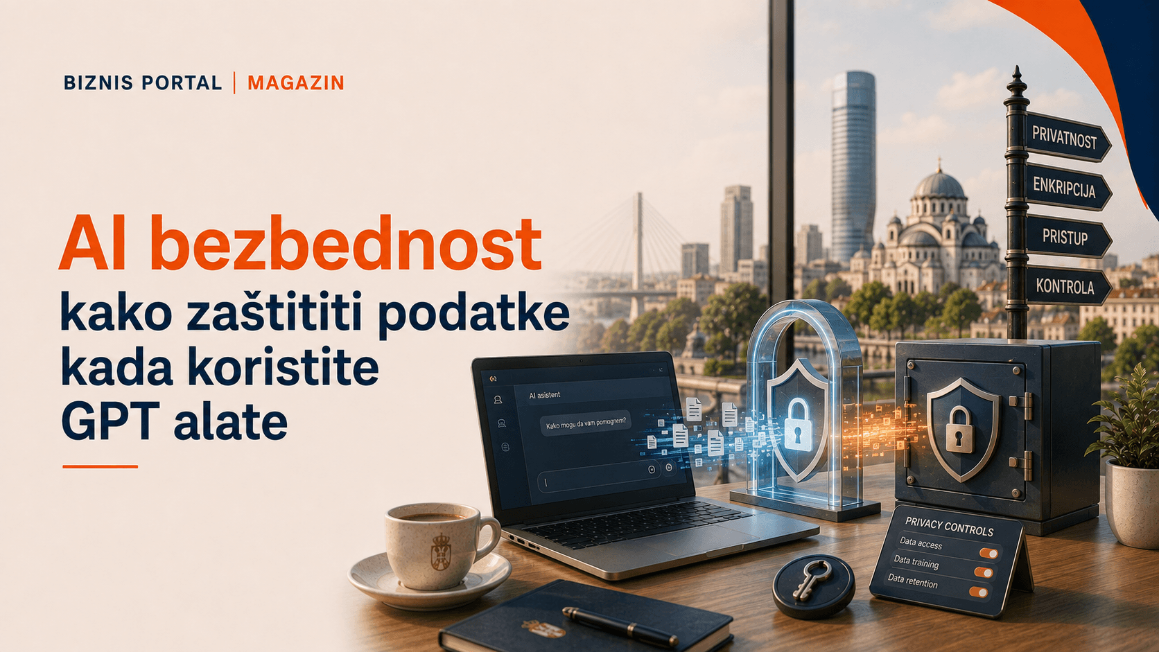 Zaštita poslovnih podataka pri korišćenju AI alata